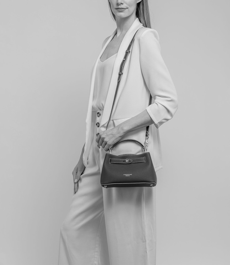 Medicea Mini - Vegetable - Ink - Black | Cuoiofficine